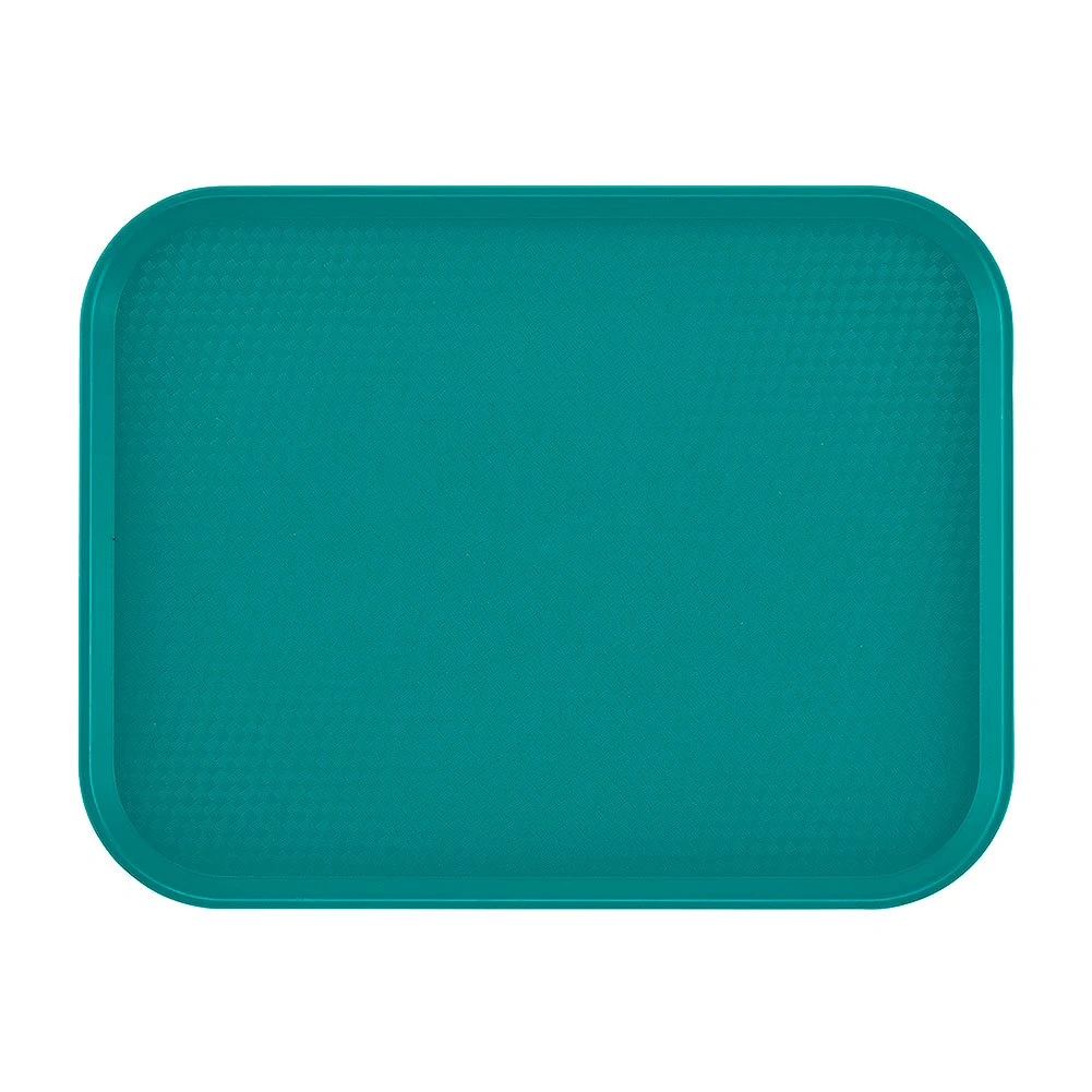 Cambro 1418FF414 Teal 14" X 18" Fast Food Tray - Dozen 1 Cambro 1418FF414 Teal 14" X 18" Fast Food Tray - Dozen