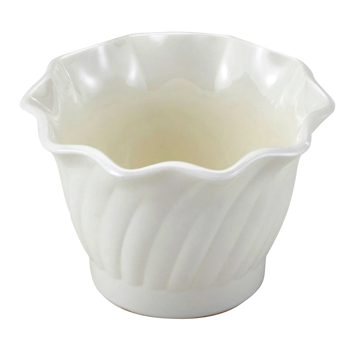 Cambro SRB5CW148 White Camwear 5 Oz. Swirl Bowl - 24 / CS 1 Cambro SRB5CW148 White Camwear 5 Oz. Swirl Bowl - 24 / CS