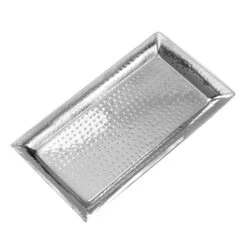 American Metalcraft HMRT814 Hammered S/S 14-1/8" Rectangular Tray