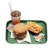 Cambro 1418FF119 Sherwood Green 14 X 18 In. Fast Food Tray - 12 / CS