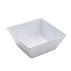 American Metalcraft MELSQ94 Endurance White Melamine 125 Oz Sq. Bowl
