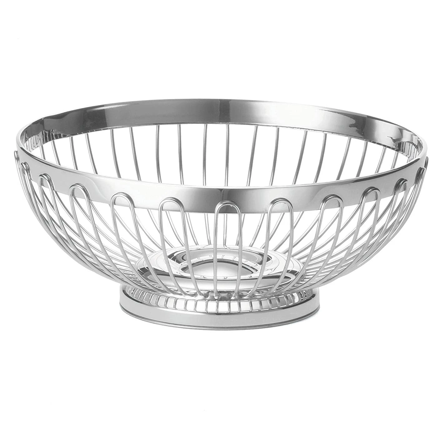 TableCraft 6177 Regent S/S 7" X 2-3/4" Round Basket 1 TableCraft 6177 Regent S/S 7" X 2-3/4" Round Basket