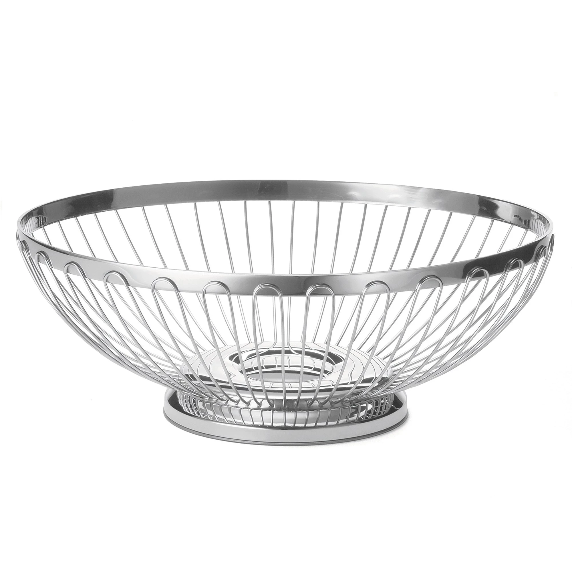 TableCraft 6174 Regent S/S 9-5/8" X 7-1/4" Oval Basket 1 TableCraft 6174 Regent S/S 9-5/8" X 7-1/4" Oval Basket