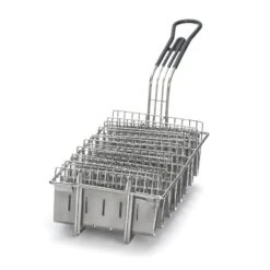 TableCraft 40 Nickel Plated Taco Fry Basket For 8 Tacos
