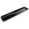 Delfin TRC-306-10 30" X 6.5" X 1" Black Rectangular Market Tray