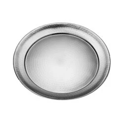 American Metalcraft HMRST1801 18" Round Hammered S/S Platter