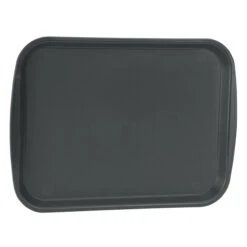 Traex 1014-06 Black Plastic 10 X 14" Fast Food Tray - 24 / CS