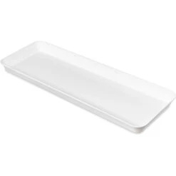 Carlisle 10302FMT301 White 10-1/2 X 30" X 2" Market Tray