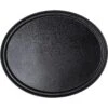 Carlisle 2700GR2004 Griptite 2 Black 27 X 22.5 Oval Tray