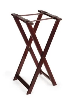 G.E.T. TSW-103 Mahogany Hardwood 31.5" Tray Stand