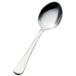 Vollrath 48104 Queen Anne 8-3/8" Serving Spoon - Dozen