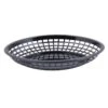 TableCraft 1084BK Black 11-3/4" Jumbo Oval Basket - Dozen