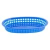 TableCraft 1076BL Royal Blue Oval Chicago Platter Basket - Dozen