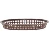 TableCraft 1076BR Brown 10-1/2" Chicago Platter Basket - Dozen