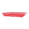 TableCraft 1079R Grande Red 11-3/4" X 8.5" Platter Basket - Dozen
