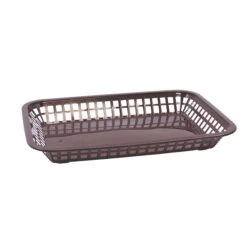 TableCraft 1077BR Grande Brown 10-3/4" Platter Basket - 36 / CS