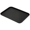 Cambro 1826CT110 Camtread Black 18" X 26" Rectangular Tray