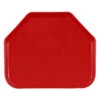 Cambro 1520TR510 Camtrays Red 15" X 20.25" Trapezoid Tray
