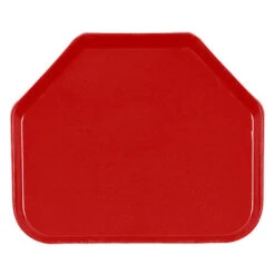 Cambro 1520TR510 Camtrays Red 15" X 20.25" Trapezoid Tray