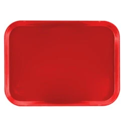 Cambro 1216CL163 Camlite Red 12" X 16.3" Tray - 12 / CS