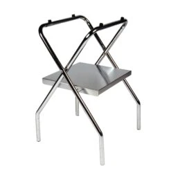 CSL 1054S-C Chrome Steel 31" Folding Tray Stand
