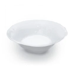Elite Global Solutions M14BRF-NW Tuscany 6 Qt. White Round Flared Bowl