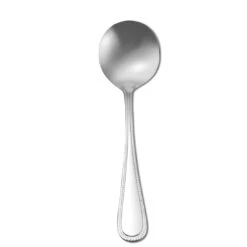 Oneida T163SBLF Pearl S/S Round Bowl Soup Spoon - Dozen