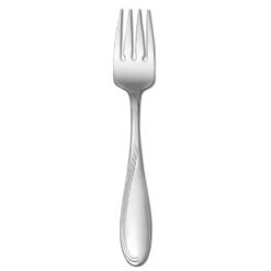 Oneida 2201FSLF Scroll S/S 6-3/4" Salad / Pastry Fork - Dozen