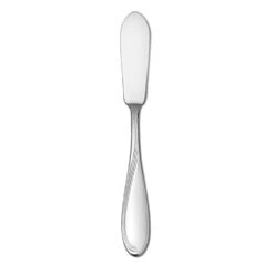 Oneida 2201KBFF Scroll S/S Flat Handle Butter Knife - Dozen