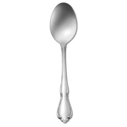 Oneida 2610SPLF Chateau S/S 6-3/4&quot: Oval Bowl Soup Spoon - Dozen