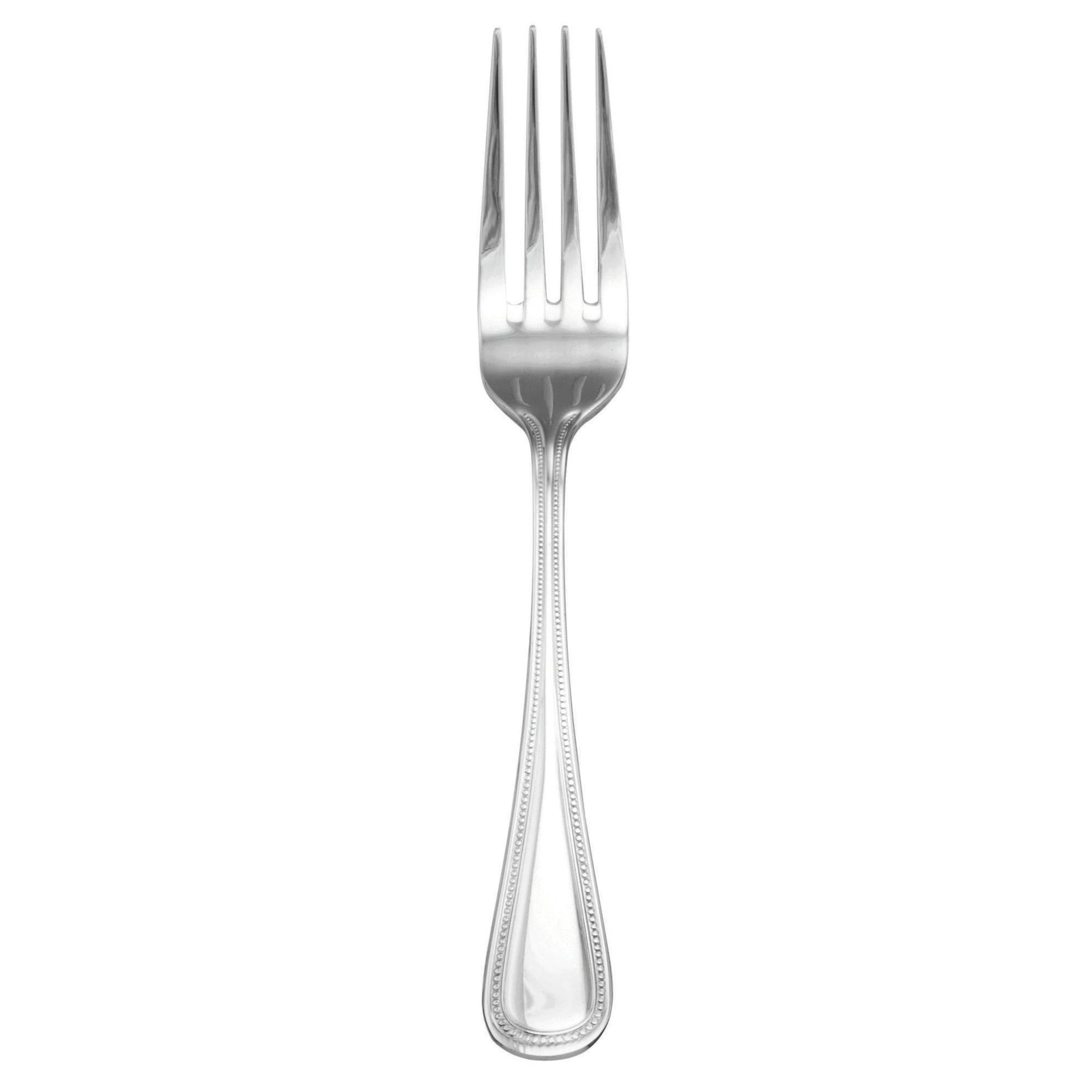 Walco 9205 Classic Bead 18/10 S/S 7-5/8" Dinner Fork - Dozen 1 Walco 9205 Classic Bead 18/10 S/S 7-5/8" Dinner Fork - Dozen