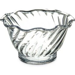 Carlisle 453007 5 Oz. Clear Tulip Dessert Dish - 24 / CS