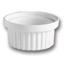 Hall® China 1150AWHA White 4 Oz. Stacking Ramekin - 24 / CS