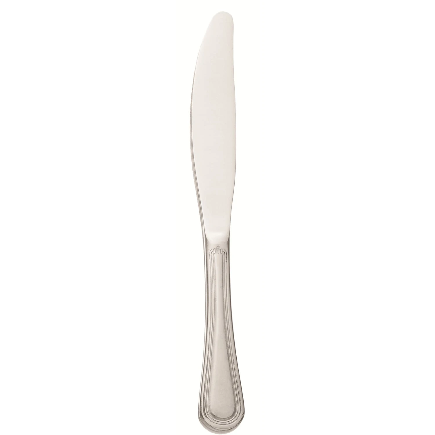 World Tableware 160 5921 Med. Wt. Geneva 8-7/8" Dessert Knife - Dozen 1 World Tableware 160 5921 Med. Wt. Geneva 8-7/8" Dessert Knife - Dozen