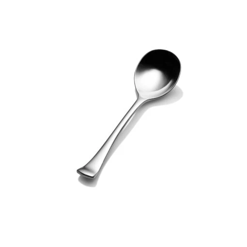 Bon Chef S3201 Aspen Stainless Steel Bouillon Spoon - Dozen -Catering Supplies Shop 477980