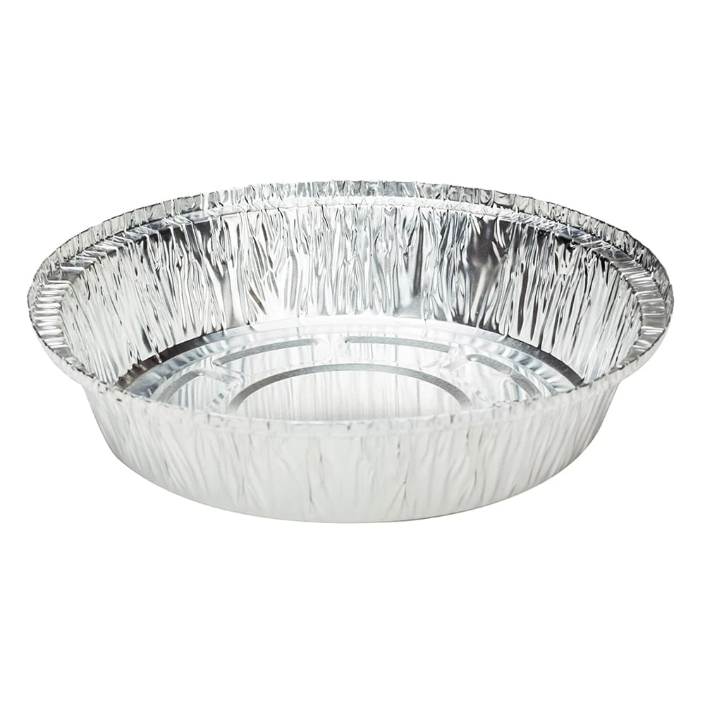 Darling Food Service 7" Round Aluminum Foil Container - 500 / CS 1 Darling Food Service 7" Round Aluminum Foil Container - 500 / CS