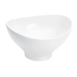 Gourmet Display By Cal-Mil SR750 Sierra 4 Qt White Tulip Melamine Bowl