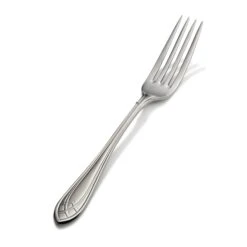 Bon Chef S1406 Viva 18/8 Stainless Steel European Dinner Fork - Dozen