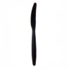 Darling Food Service Black Heavy-Weight Polystyrene Knife - 1000 / CS