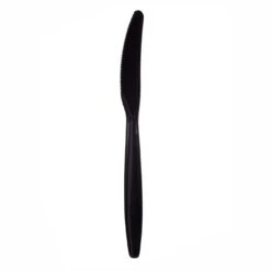 Darling Food Service Black Heavy-Weight Polystyrene Knife - 1000 / CS
