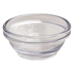 Gessner™ 1102 CLEAR SAN Plastic 2.75 Oz. Stack Bowl - 72 / CS