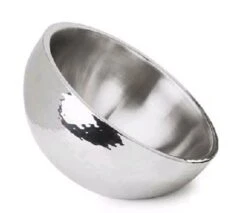 Eastern Tabletop 7212 Hammered 160 Ounce Dual Angle Insulated Bowl