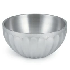 Vollrath 47689 S/S Fluted Round 10.1 Quart Double Wall Serving Bowl