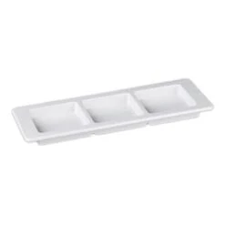 Gessner™ 1920 WHITE 3-Compartment Tray - Dozen