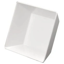 American Metalcraft SQB88 White Porcelain 47 Oz Square Bowl