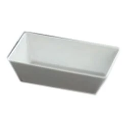 American Metalcraft MLRP9 Small 9-7/8" X 5-7/8" White Bowl