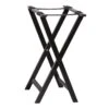 American Metalcraft WTSB40 Black 18" X 38" Wood Tray Stand