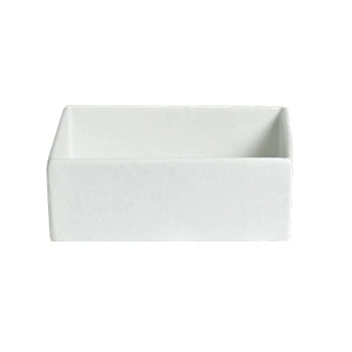Bugambilia COMP02WW White 10" X 7" Rectangular Straight-Sided Bowl 1 Bugambilia COMP02WW White 10" X 7" Rectangular Straight-Sided Bowl
