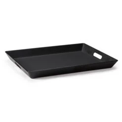 G.E.T. RST-1522-BK Black 15 X 20 Non-Skid Room Service Tray - 6 / CS