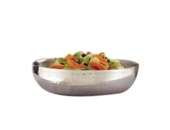 American Metalcraft HMDWB14 Double Wall Hammered S/S 250 Oz Bowl